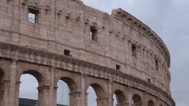 Prachtig Colosseum Rome Italië — Stockvideo