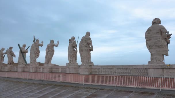 Il Monumento Nazionale Viktor Emmanuel di Vittorio Emanuele a Roma - un'attrazione turistica — Video Stock