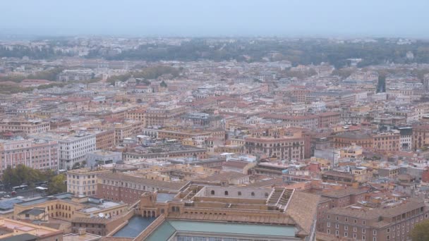 イタリア ローマの歴史的中心部 — ストック動画