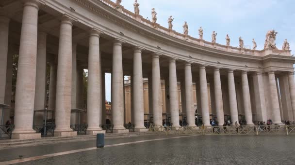 Basílica São Pedro Vaticano Roma Itália — Vídeo de Stock