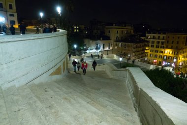 Roma - büyük turistik ünlü İspanyol Merdivenleri