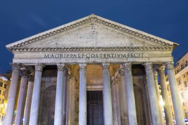 Roma turistik merkezi - ünlü Pantheon