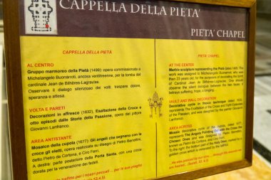Roma Vatikan Chapel Pietas iz