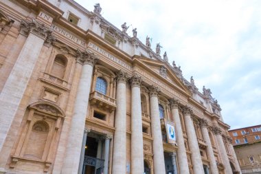 Roma - ünlü Saint Peters Bazilikası Vatikan Şehri