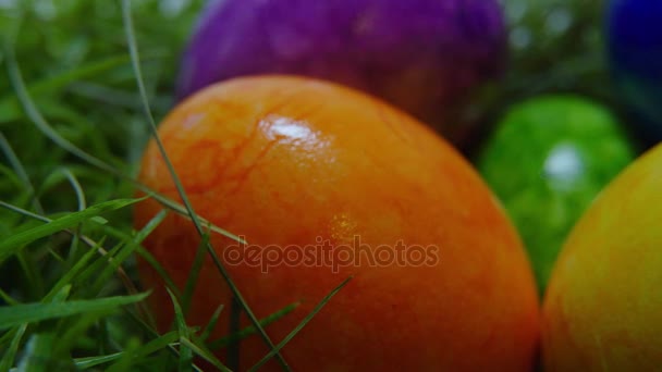 Gros plan d'un œuf de Pâques 