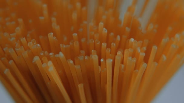 Erstaunliche Nahaufnahme von Spaghetti Pasta — Stockvideo
