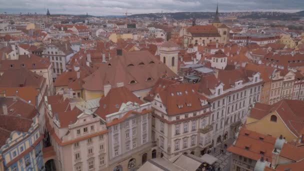 Praha Česká Republika Března 2017 Krásné Budovy Praze City — Stock video