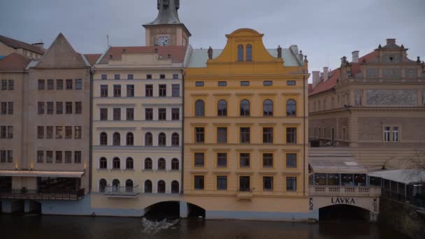 布拉格 捷克共和国 2017年3月19日 布拉格市美丽的建筑 — 图库视频影像