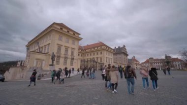 insanlar Prag - Prag / Çek Cumhuriyeti - 19 Şubat 2017