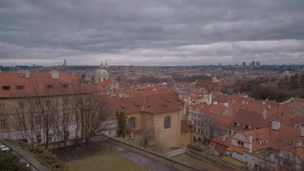 Prague República Checa Março 2017 Belos Edifícios Cidade Praga — Vídeo de Stock