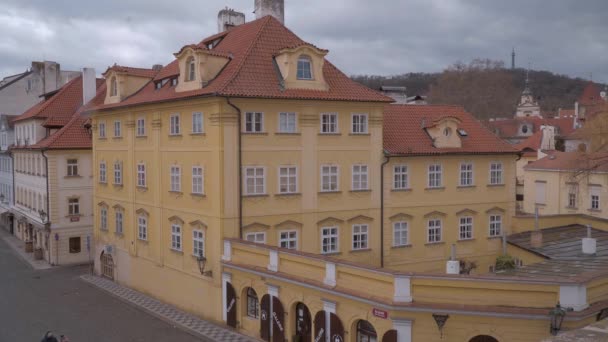 Прага Чешская Республика Марта 2017 Красивые Здания Праге — стоковое видео