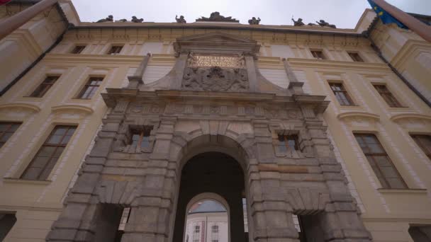 Prague Czech Republic March 2017 Beautiful Buildings Prague City — Stock Video