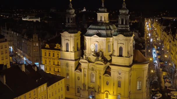プラハ チェコ共和国 2017 プラハ市の美しい建物 — ストック動画