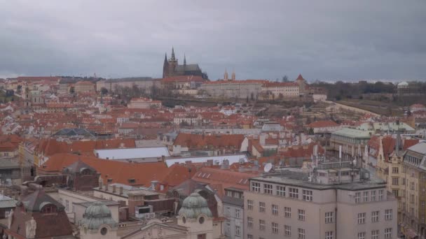 Praga República Checa Marzo 2017 Hermosos Edificios Ciudad Praga — Vídeos de Stock