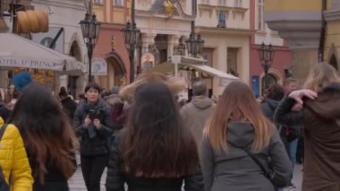 insanlar Prag - Prag / Çek Cumhuriyeti - 19 Şubat 2017