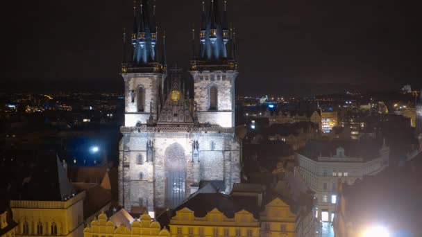 Praga República Checa Marzo 2017 Hermosos Edificios Ciudad Praga — Vídeo de stock