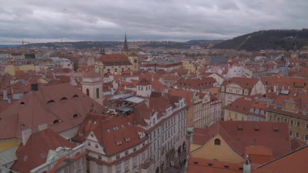Prag Tschechische Republik März 2017 Schöne Gebäude Prag — Stockvideo