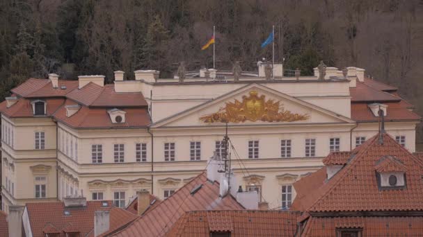 Praga República Checa Marzo 2017 Hermosos Edificios Ciudad Praga — Vídeos de Stock