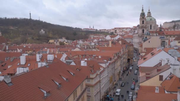 Pessoas Andando Praga Prague República Checa Março 2017 — Vídeo de Stock