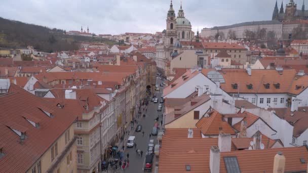 Menschen Fuß Prag Prag Tschechische Republik März 2017 — Stockvideo