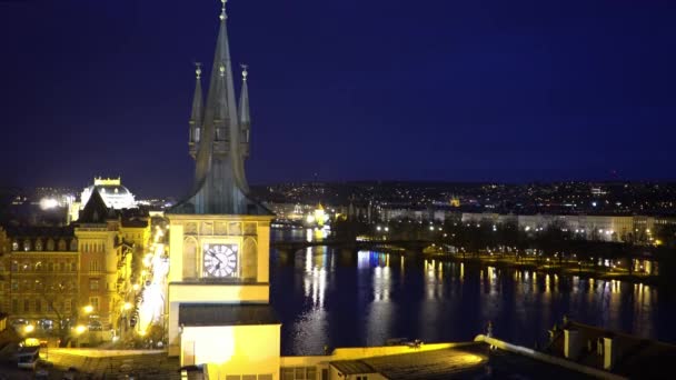 Praga República Checa Marzo 2017 Hermosos Edificios Ciudad Praga — Vídeo de stock