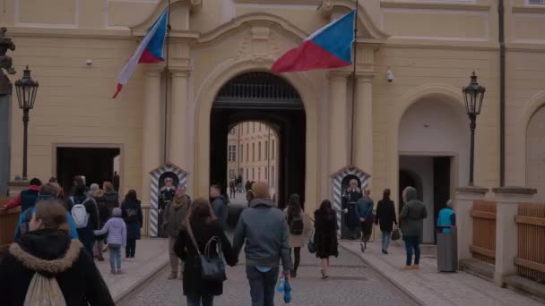 Mensen Praag Praag Tsjechische Republiek Maart 2017 — Stockvideo