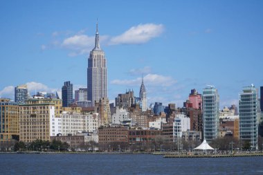 Empire State Binası-Manhattan - New York - 1 Nisan 2017 ile Midtown Manhattan Skyline