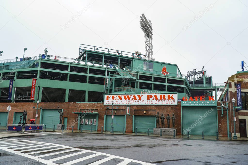 Fenway Park Boston - home of the Boston Red Sox - BOSTON , MASSACHUSETTS - APRIL 3, 2017