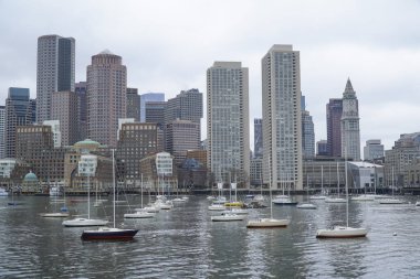 Güzel Boston - görünümünde Charles River - Boston, Massachusetts - 3 Nisan 2017