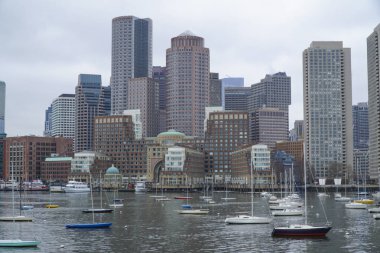 Güzel Boston - görünümünde Charles River - Boston, Massachusetts - 3 Nisan 2017