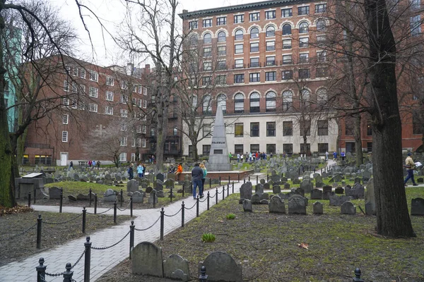 Granaio sepoltura a Boston - BOSTON, MASSACHUSETTS - 3 APRILE 2017 — Foto Stock