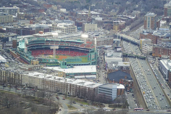 Fenway Park - thuisbasis van de Boston Red Sox - Boston, Massachusetts - 3 April 2017 — Stockfoto