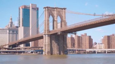 New York 'taki Brooklyn Köprüsü - Brooklyn manzaralı