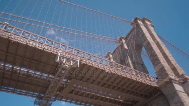 İnanılmaz Brooklyn Köprüsü New York - ünlü bir dönüm noktası