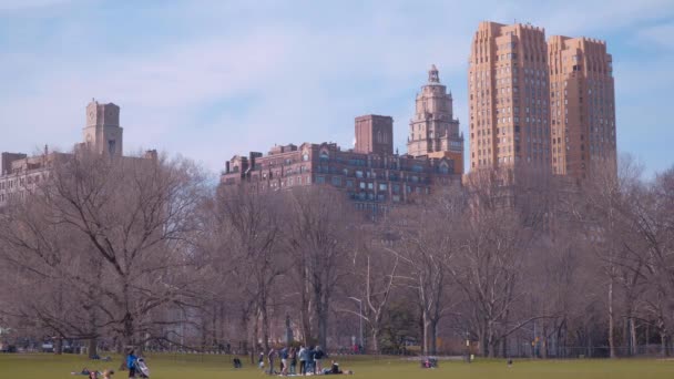 Prachtig Central Park in New York — Stockvideo