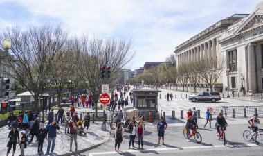 Ünlü Pennsylvania Avenue Washington - Washington Dc - Columbia - 7 Nisan 2017