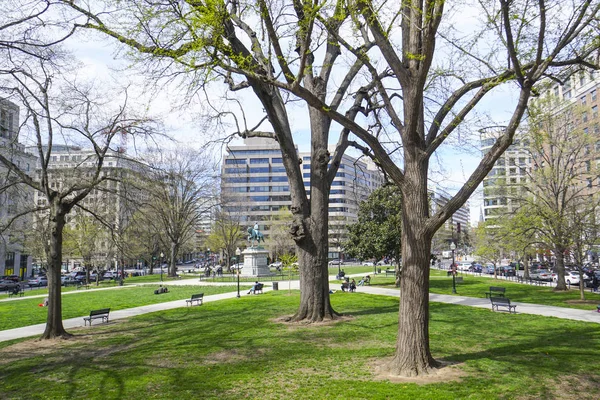 Mc pherson square washington - washington dc - columbia - 7. april 2017 — Stockfoto