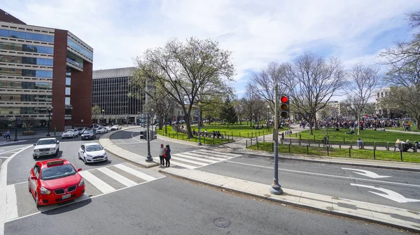 Dupond kreis in washington - washington dc - columbia - 7. april 2017 — Stockfoto