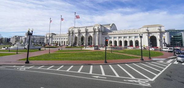 Vue de la rue à la gare Union à Washington - WASHINGTON DC - COLOMBIE - 7 AVRIL 2017 — Photo