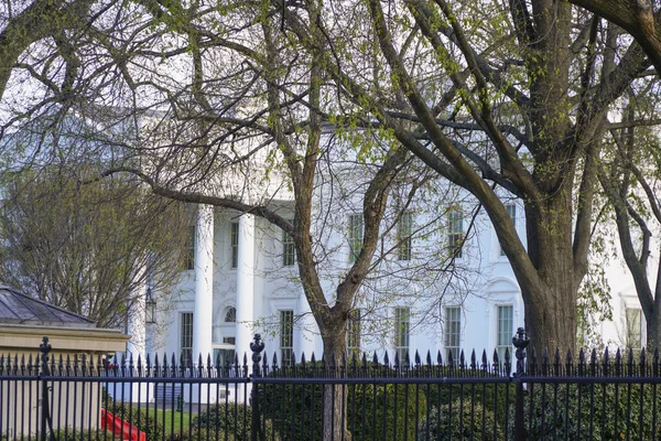 Casa del Presidente - La Casa Blanca en Washington DC - WASHINGTON DC - COLUMBIA - 7 DE ABRIL DE 2017 — Foto de Stock