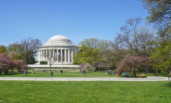 Thomas Jefferson památník ve Washingtonu Dc - Washington Dc - Columbia - 7 dubna 2017 — Stock fotografie