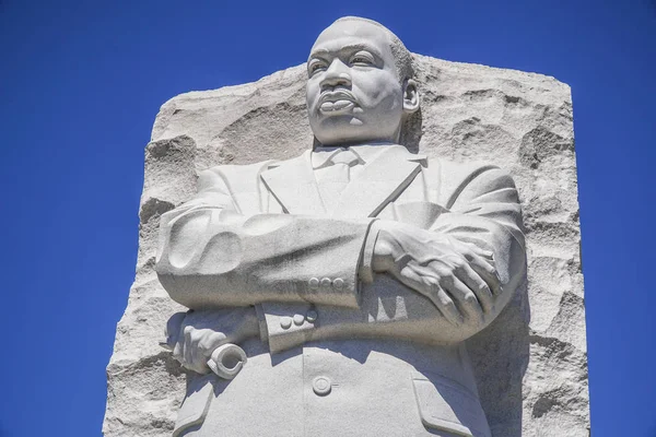 Close up shot of the Martin Luther King Memorial in Washington DC - WASHINGTON DC - COLUMBIA - 7 de abril de 2017 — Fotografia de Stock