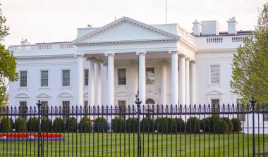 Başkan - Washington'daki Beyaz Saray - Washington Dc - Columbia - 7 Nisan 2017 yurdu
