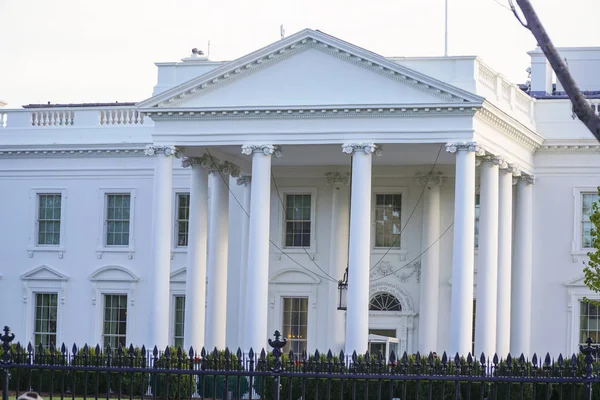 Casa del Presidente - La Casa Blanca en Washington DC - WASHINGTON DC - COLUMBIA - 7 DE ABRIL DE 2017 — Foto de Stock