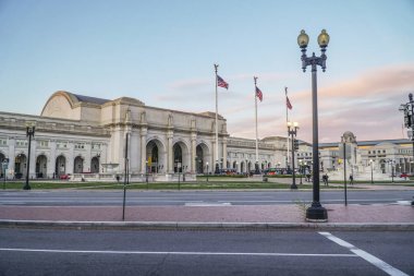 Union İstasyonu'ndan Washington akşam - Washington Dc - Columbia - 7 Nisan 2017