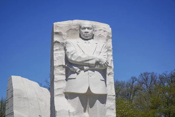 Martin Luther King Memorial i Washington Dc - Washington Dc - Columbia - 7 April 2017 — Stockfoto