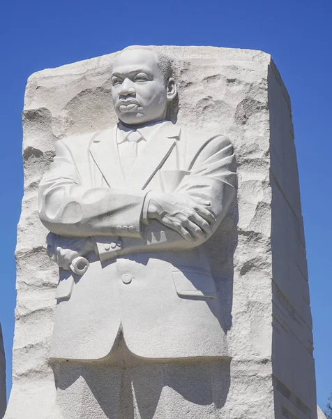 Grande atração turística em Washington - O Martin Luther King Memorial - WASHINGTON DC - COLUMBIA - 7 de abril de 2017 — Fotografia de Stock
