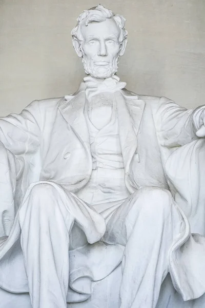 Mycket berömda Lincoln Memorial i Washington Dc - Washington Dc - Columbia - 7 April 2017 — Stockfoto