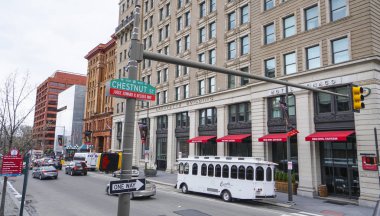 Lafayette bina ve Hotel Monaco Philadelphia - Philadelphia - Pennsylvania - 6 Nisan 2017