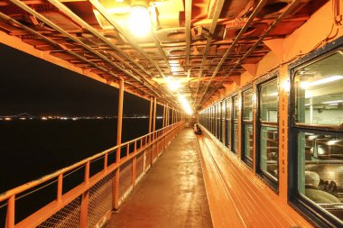 Staten Adası feribot New York - New York City - New York - Nisan 2,2017